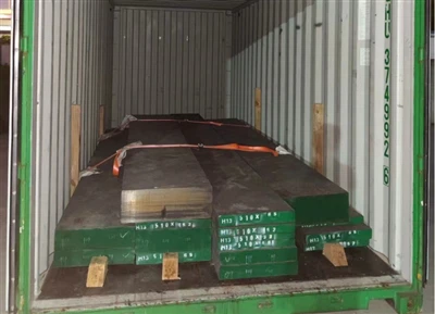 H13 Forged Steel Plates Load in 20ft Container