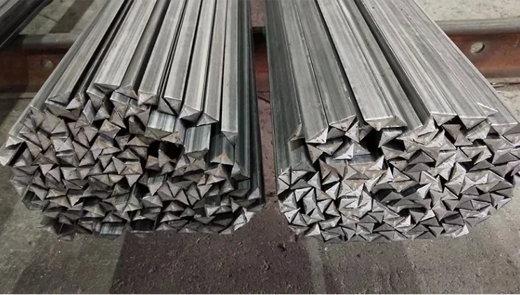 Triangular steel bars Triangular steel bars